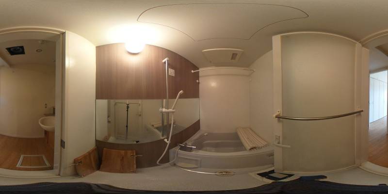 パノラマ画像バスルーム