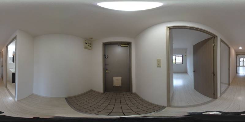 パノラマ画像玄関