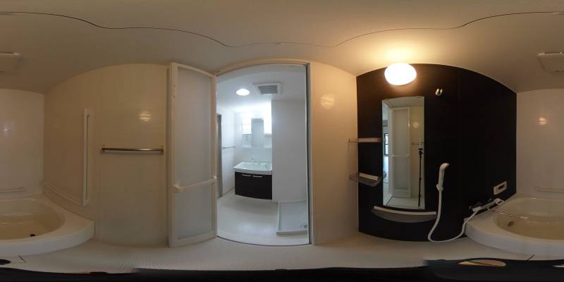 パノラマ画像バスルーム