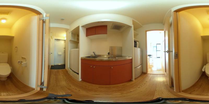 パノラマ画像キッチン