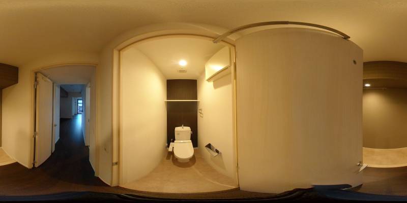 パノラマ画像トイレ