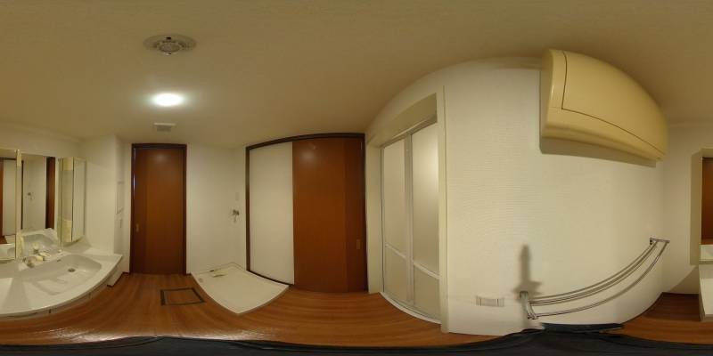 パノラマ画像洗面所