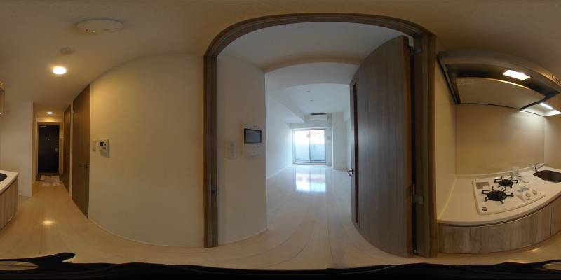 パノラマ画像キッチン