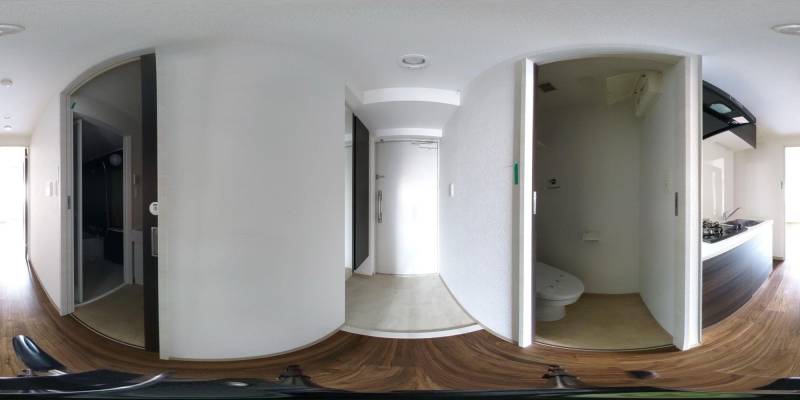 パノラマ画像玄関