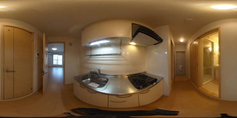 パノラマ画像キッチン