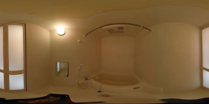 パノラマ画像バスルーム