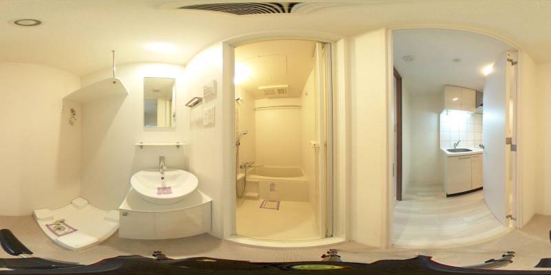 パノラマ画像洗面所