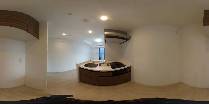 パノラマ画像キッチン