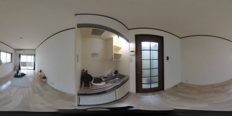 パノラマ画像キッチン