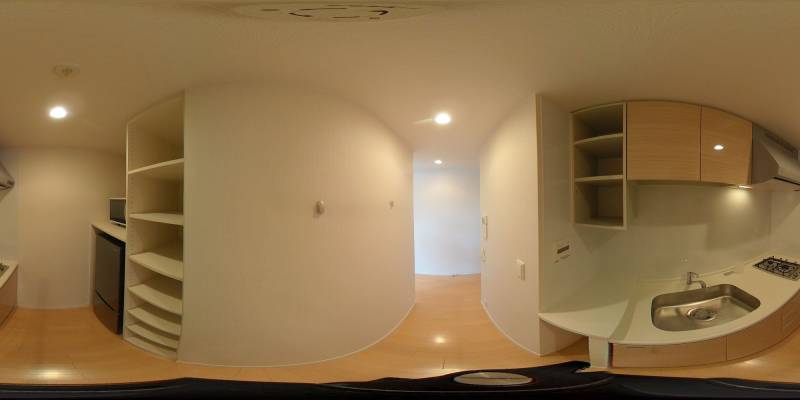 パノラマ画像キッチン