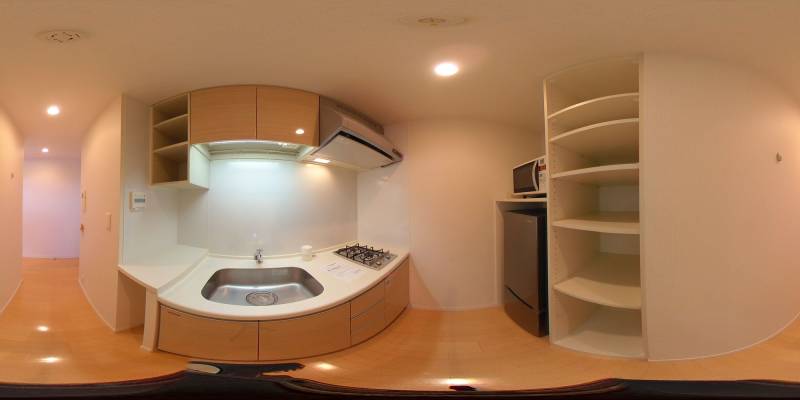 パノラマ画像キッチン