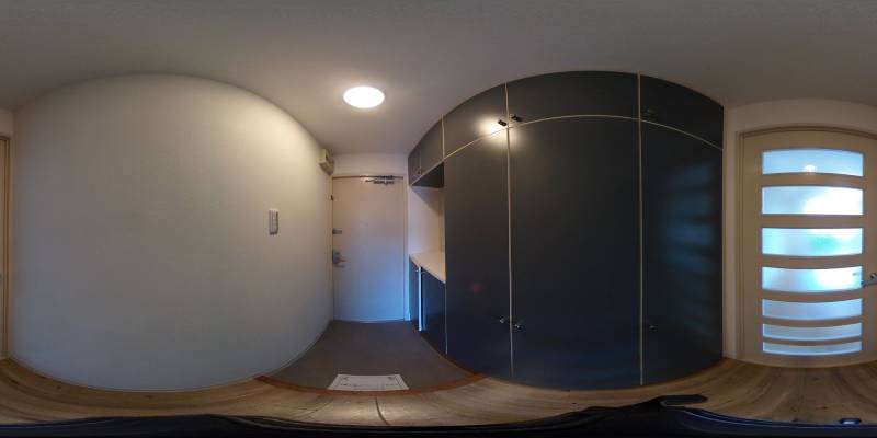 パノラマ画像玄関