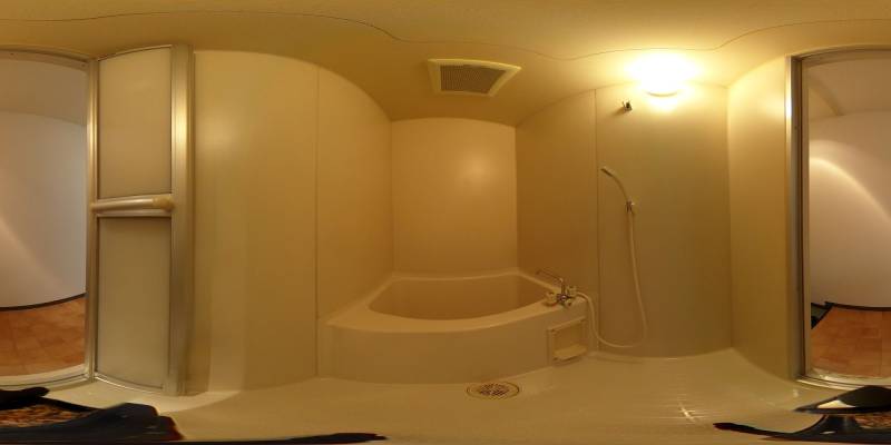 パノラマ画像バスルーム