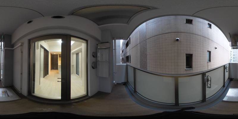 パノラマ画像バルコニー