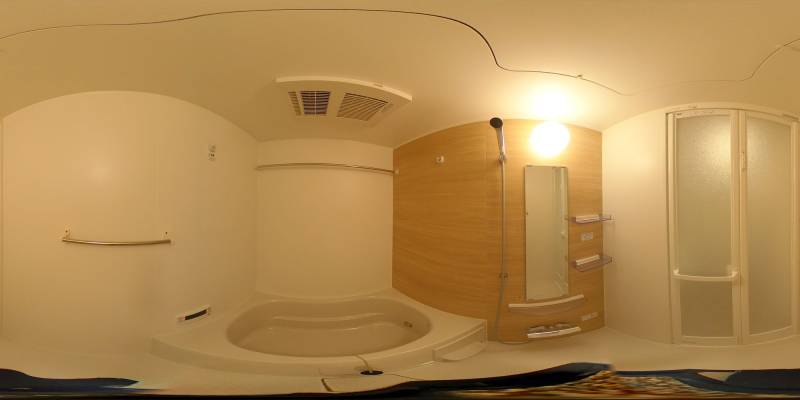 パノラマ画像バスルーム