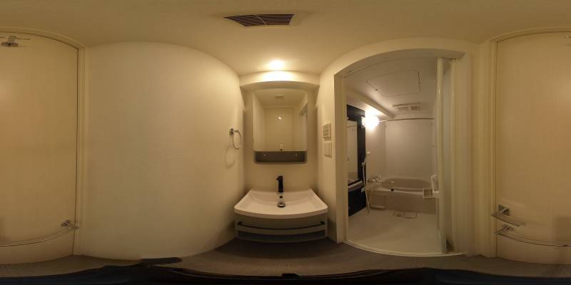 パノラマ画像洗面所