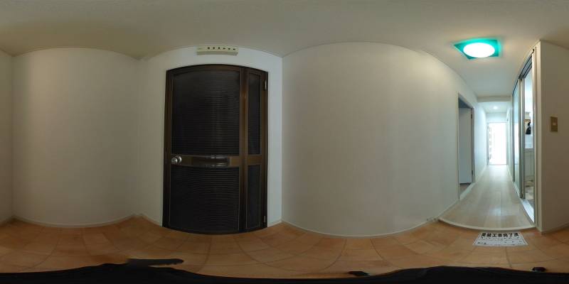 パノラマ画像玄関