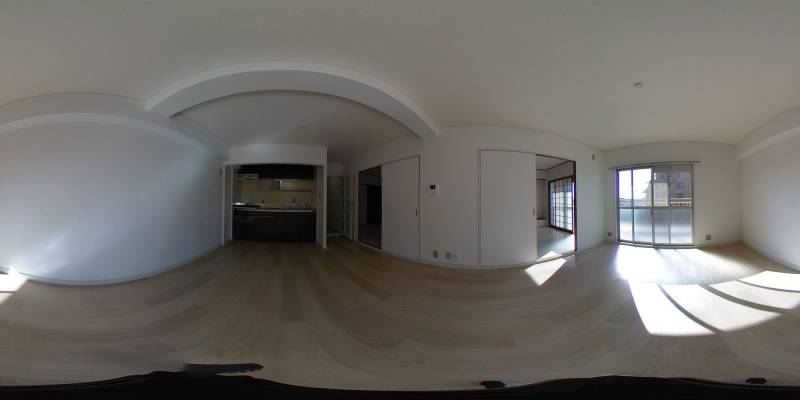 パノラマ画像リビング