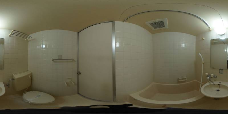 パノラマ画像バスルーム