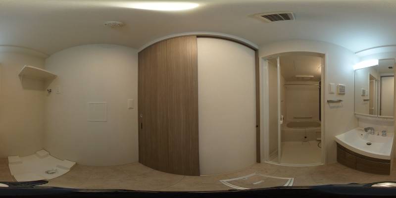 パノラマ画像洗面所