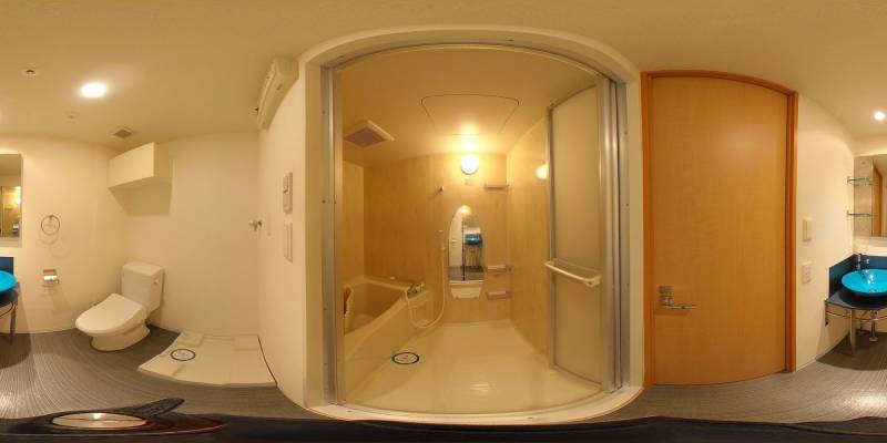 パノラマ画像バスルーム