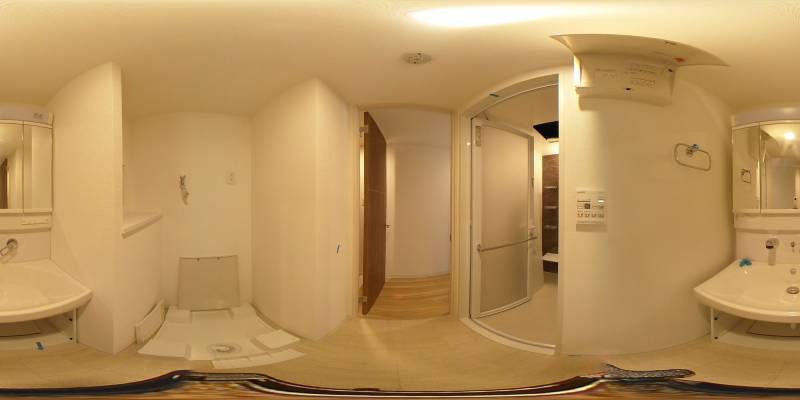 パノラマ画像洗面所