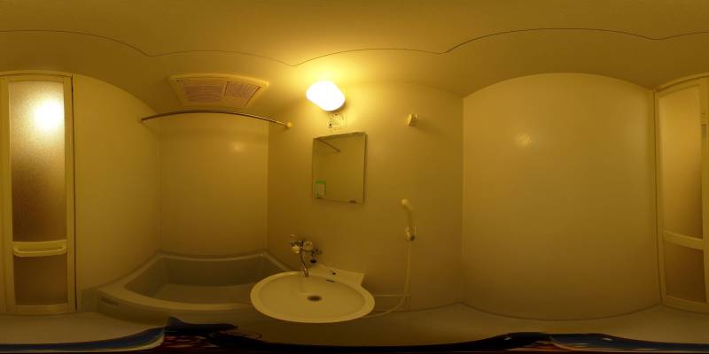 パノラマ画像バスルーム