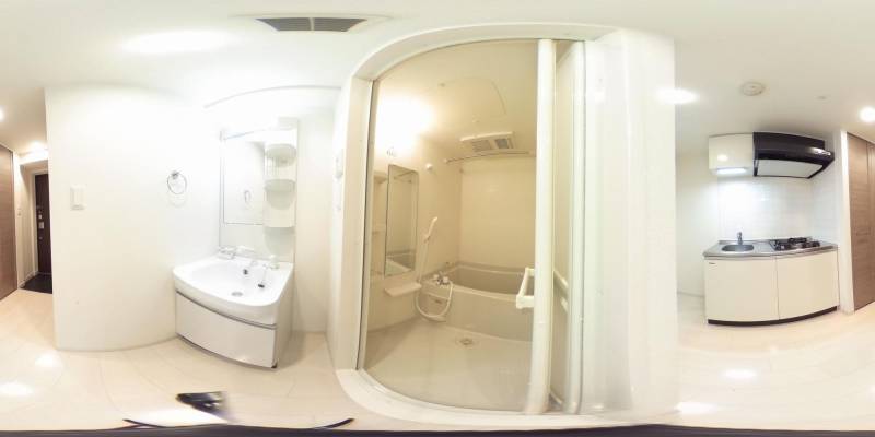 パノラマ画像バスルーム