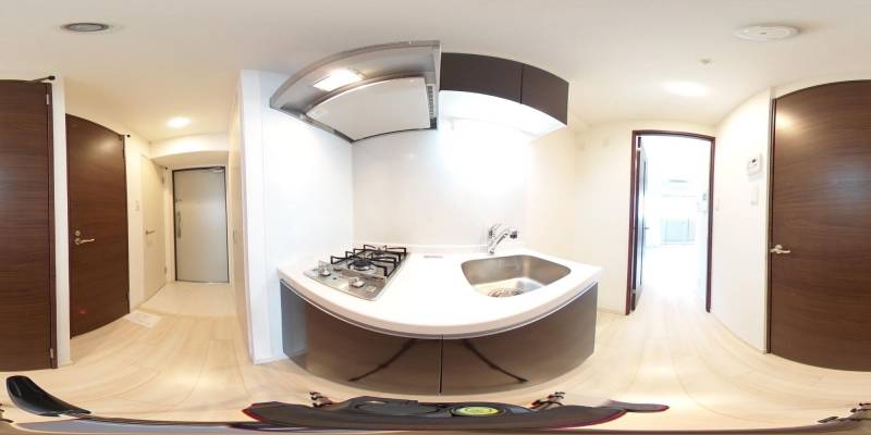 パノラマ画像キッチン