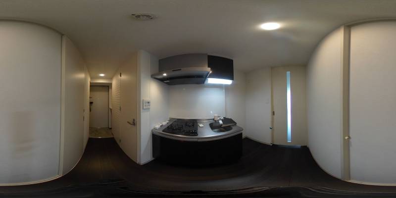 パノラマ画像キッチン