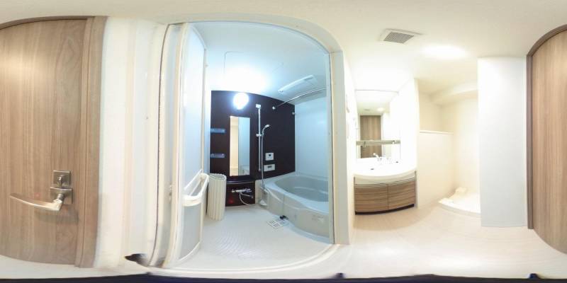 パノラマ画像バスルーム