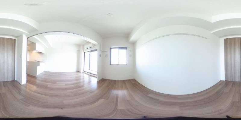 パノラマ画像寝室