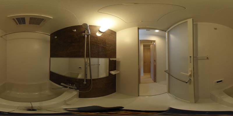 パノラマ画像バスルーム