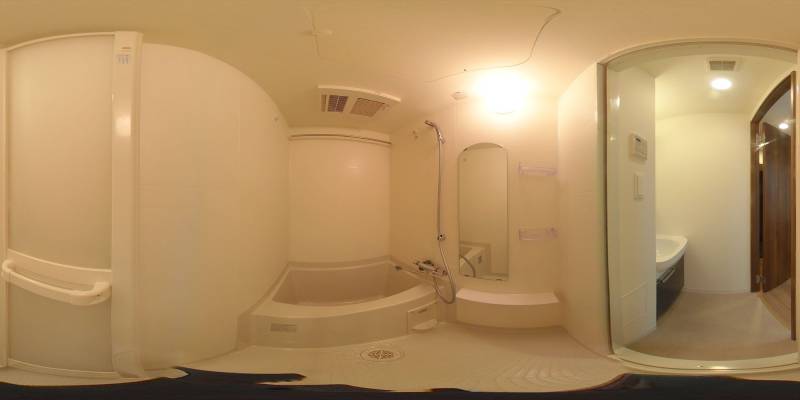 パノラマ画像バスルーム