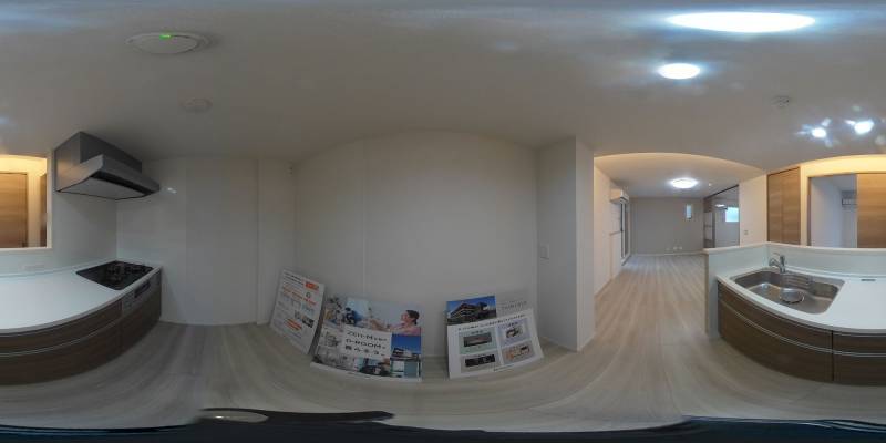 パノラマ画像キッチン