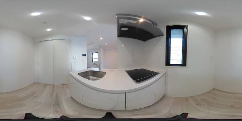 パノラマ画像キッチン