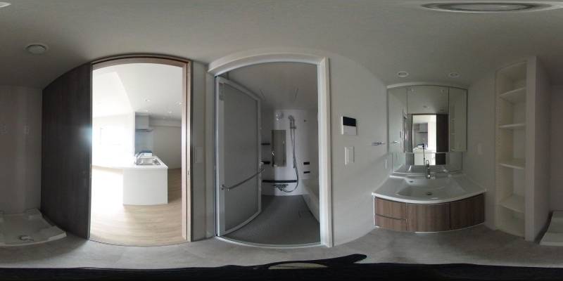 パノラマ画像バスルーム