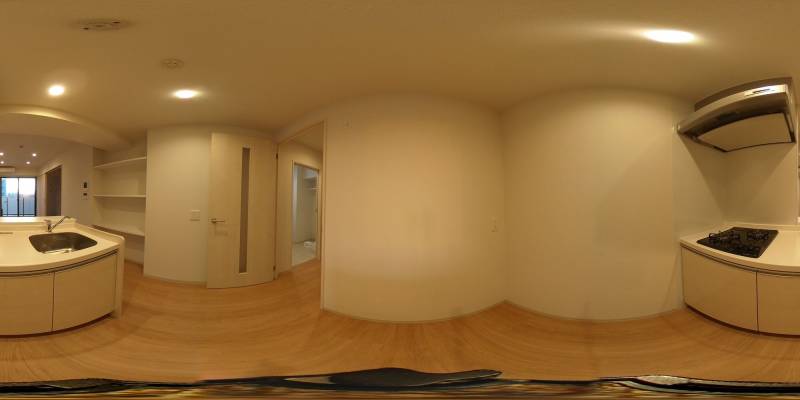 パノラマ画像キッチン