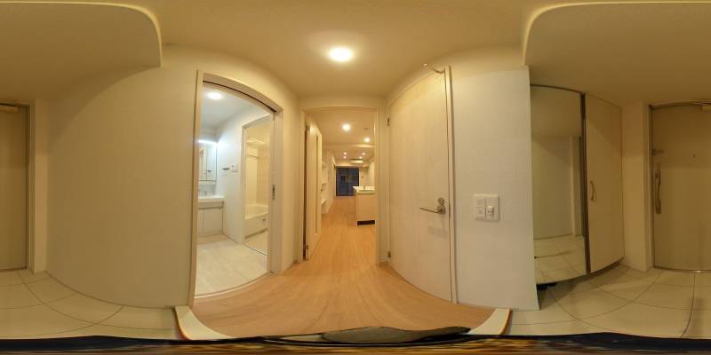 パノラマ画像玄関