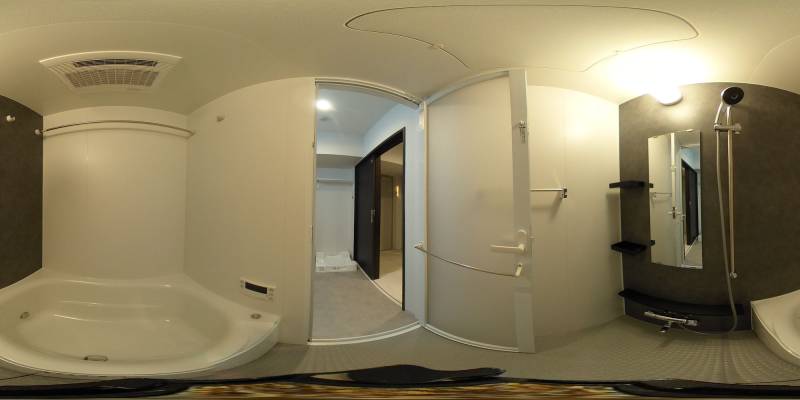 パノラマ画像バスルーム