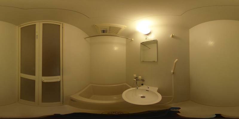 パノラマ画像バスルーム