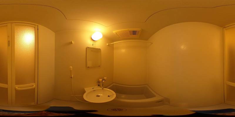 パノラマ画像バスルーム