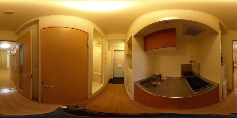 パノラマ画像キッチン