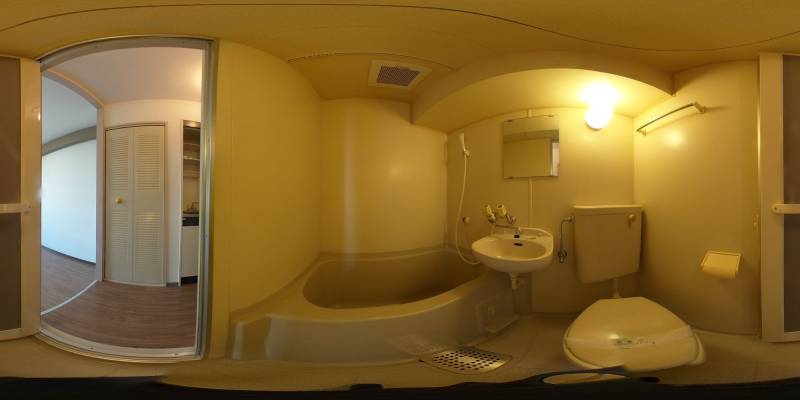 パノラマ画像バスルーム