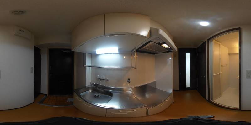 パノラマ画像キッチン