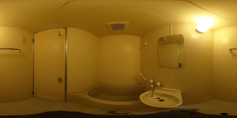 パノラマ画像バスルーム