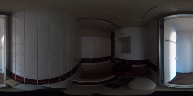 パノラマ画像バスルーム