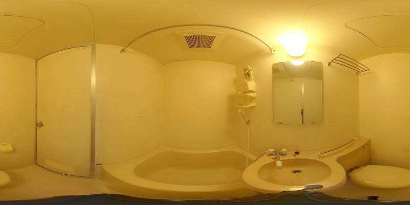 パノラマ画像バスルーム