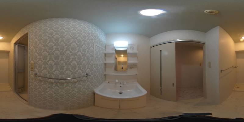 パノラマ画像洗面所