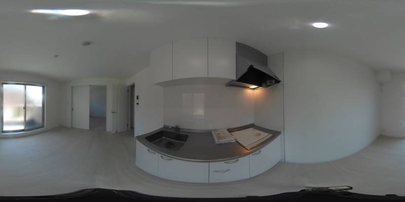 パノラマ画像キッチン